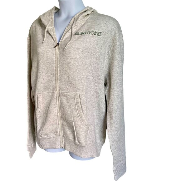Selena Gomez Gray Floral Full Zip Hoodie Women's Plus Size 1X 2X 3X NEW NWT - Picture 12 of 14